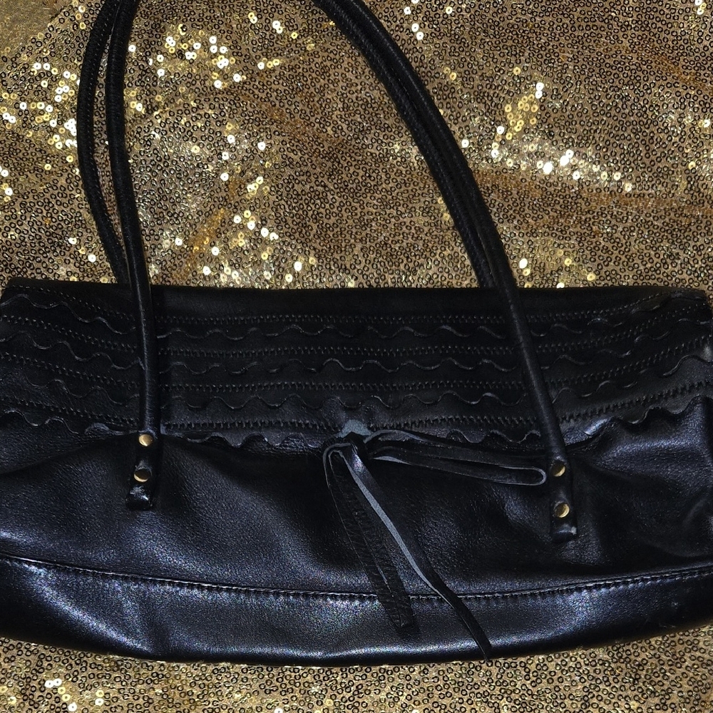 Sigrid Olsen Black Shoulder Bag with Sleek Design